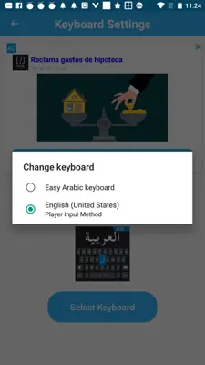 Easy Arabic keyboard and Typin android App screenshot 2